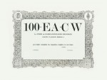 Diploma 100 EA CW Impreso